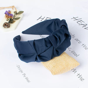 2PCS Ruched Satin Headbands