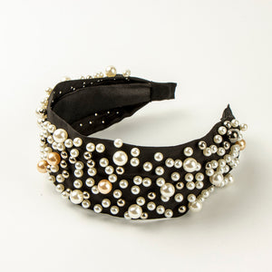 Crystal Rhinestone Pearl Headband