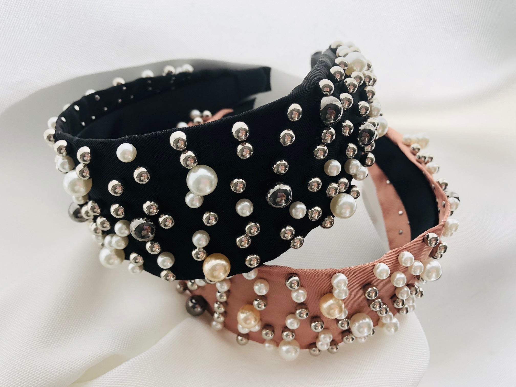 Crystal Rhinestone Pearl Headband